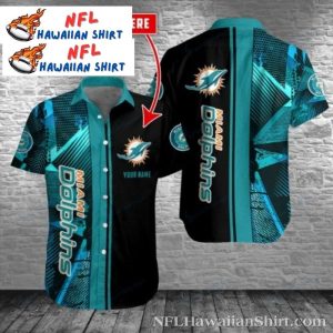 Miami Dolphins Wave Rider Customizable Hawaiian Shirt – Fan’s Island Apparel