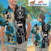 Leafy Tropics Raiders Custom Name Men’s Hawaiian Shirt