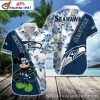 Majestic Tropics – Seattle Seahawks Sunset Palm Hawaiian Shirt