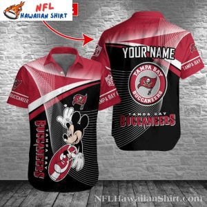 Mickey Graphics Tampa Bay Buccaneers Personalized Hawaiian Shirt