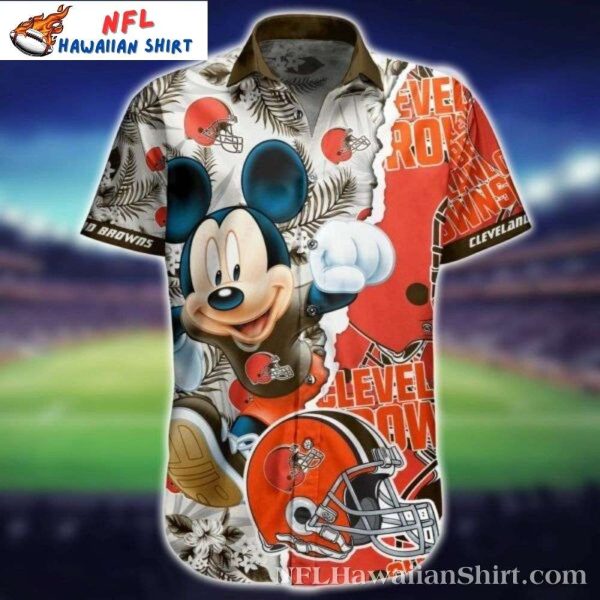 Mickey’s Cleveland Kickoff – Cleveland Browns Hawaiian Celebration Shirt