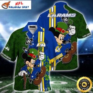 Mickey’s Game Day LA Rams Hawaiian Shirt – Saint Patricks Day
