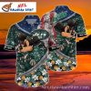 New York Jets Aloha Floral Hawaiian Shirt – Perfect Gift For Jets Fan
