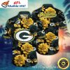 Metallic Skull – Green Bay Packers Rock n’ Roll Hawaiian Shirt