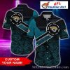 Monochrome Majesty – Jaguars Gridiron Storm Custom Hawaiian Shirt