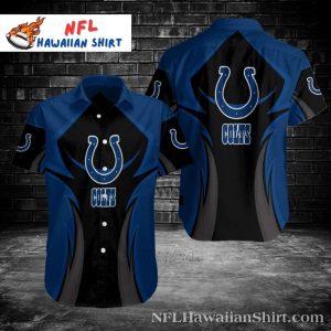 Midnight Rush – Indianapolis Colts Dynamic Duo Tone Hawaiian Shirt