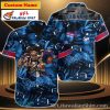 Midnight Whale Play – Personalized New England Patriots Thematic Hawaiian Shirt