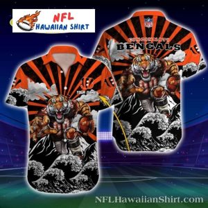 Mighty Tiger Cincinnati Bengals Hawaiian Shirt – Fierce Game Day Style