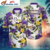 Minnesota Vikings Daisy Delight Purple Hawaiian Shirt – NFL Tropical Style