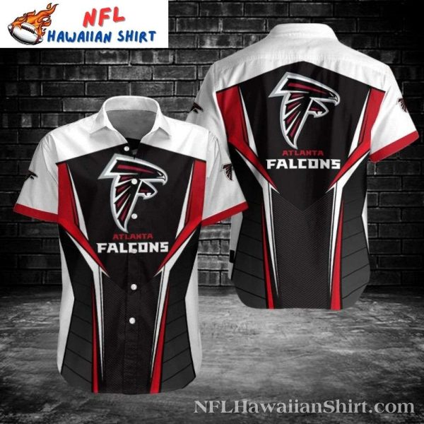 Modern Atlanta Falcons Black White Accent NFL Hawaiian Shirt For Men