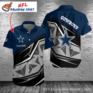 Monochrome Branch Dallas Cowboys Personalized Hawaii Shirt