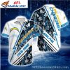 Starry Night Los Angeles Chargers Personalized Hawaiian Shirt