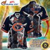 Midnight Palm Chicago Bears Hawaiian Shirt – Starry Tropic Night