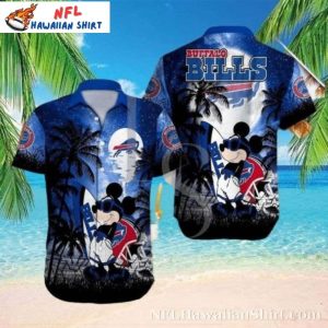 NFL Buffalo Bills Mickey Beachside Hawaiian Shirt