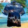 Nautical Broncos Escape – Hawaiian Broncos Shirt With Sailing Imagery