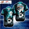 Oceanfront Ovation – Cool Like Dolphins Dad Tropical Shirt – Beachside Fan Gear