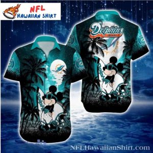 NFL Mickey Mouse Hawaiian Shirt – Miami Dolphins Tropical Shirt For The Ultimate Fan