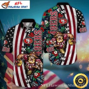 NFL San Francisco 49ers Mascot Summer Hawaii Shirt