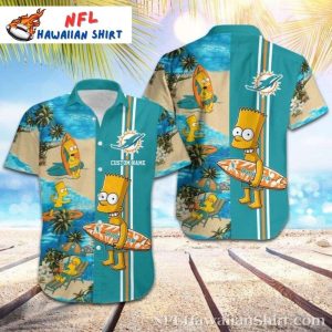 NFL Simpsons Miami Dolphins Hawaiian Shirt – Playful Fandom Fashion