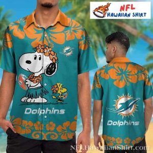 NFL Snoopy Miami Dolphins Hawaiian Shirt – Celebrate With Character