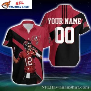 NFL Tom Brady Throw Ball Tampa Bay Buccaneers Personalized Hawaiian Shirt