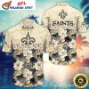 New Orleans Saints Aloha Spirit Hawaiian Shirt With Geometric Flair