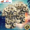 New Orleans Saints Floral Shadow Tropical Hawaiian Shirt In Monochrome Tones