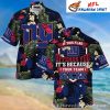 New York Giants Cheerful Mickey Football Fan Hawaiian Shirt