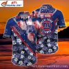 NY Giants Patriotic Mickey Quarterback Hawaiian Shirt
