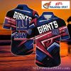 Oceanfront NY Giants Hawaiian Shirt – New York Giants Aloha Sunset