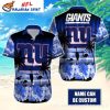 NY Giants Summer Vibes Aloha Shirt – Midnight Tropics And Neon Palms