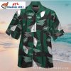 New York Jets White Hibiscus Hawaiian Shirt