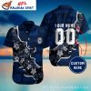 Streaked Fan Spirit Dallas Cowboys Aloha Shirt