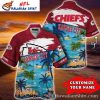Personalized KC Chiefs Star-Spangled Fan Edition Tropical Shirt