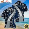 Patriotic Skull Salute Cowboys Tropical Hawaiian Shirt