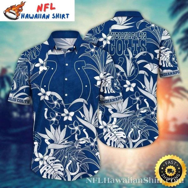 Oceanic Blue Floral Indianapolis Colts Hawaiian Shirt – Colts Aloha Spirit