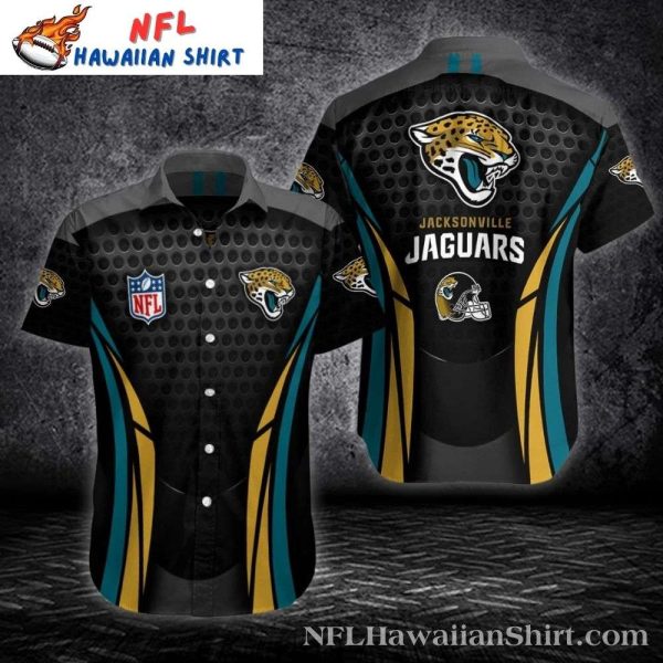 Oceanic Swirl Jacksonville Jaguars Aloha Shirt – Swirling Team Pride