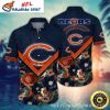 Orange Floral Defense – Hawaiian Chicago Bears Shirt