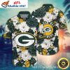 Sandy Shoreline – Green Bay Packers Palms Sunset Hawaiian Shirt