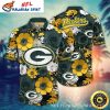 Patriotic Green Bay Packers Hawaiian Shirt – Stars Stripes Custom Name