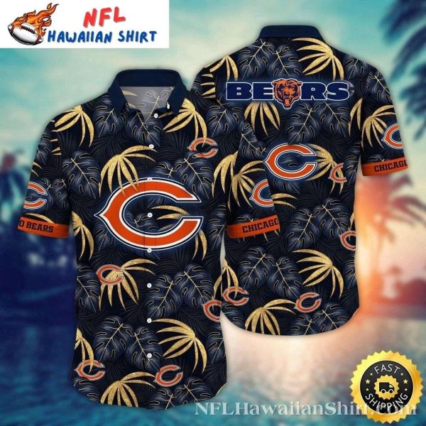 Palm Night Play – NFL Chicago Bears Hawaiian Shirt