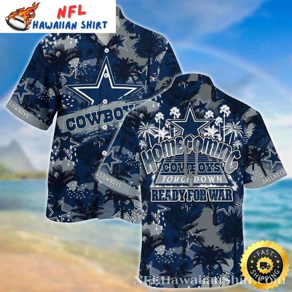 Palmy Touchdown Dallas Cowboys Tropical Shirt – Homecoming Edition