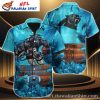 Panthers Traditional Polynesian Custom Name NFL Hawaiian Shirt