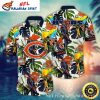 Palm Night Play – NFL Chicago Bears Hawaiian Shirt