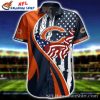 Patriotic Fireworks – Chicago Bears 4th Of July Hawaiian Shirt