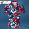 Patriots Breezy Hibiscus Hawaiian Shirt – Floral Elegance And Team Pride