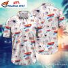 Patriots Checkered Palm Hawaiian Shirt – Classic Racing And Tropic Vibes