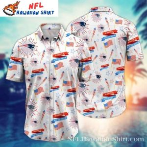 Patriots Festive Fireworks Hawaiian Shirt – Independence Day Special