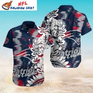 Patriots New England Camouflage Floral Hawaiian Shirt – Patriotic Blend