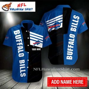 Personalized Buffalo Bills Stripe Design Hawaiian Shirt